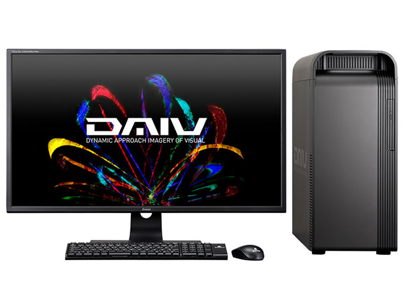 マウス、クリエイター向けDAIVよりGeForce RTX 5080標準搭載PCを発売
