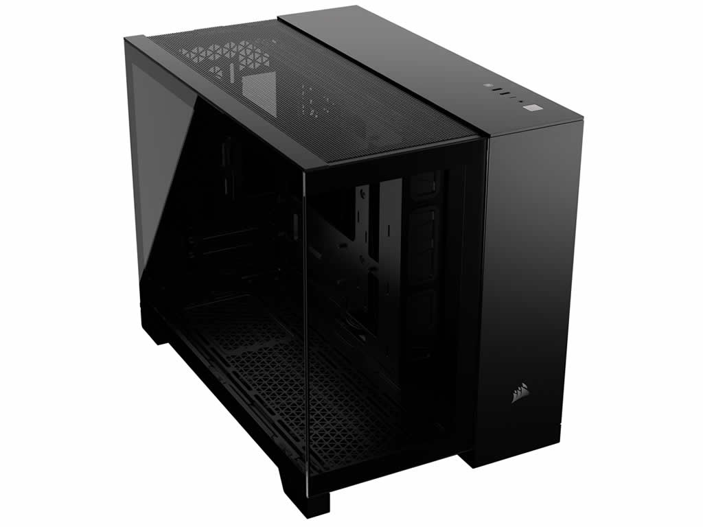 (新生活セールFinal) CORSAIRのピラーレスミニタワーPCケース「2500X Tempered Glass」が36％オフ