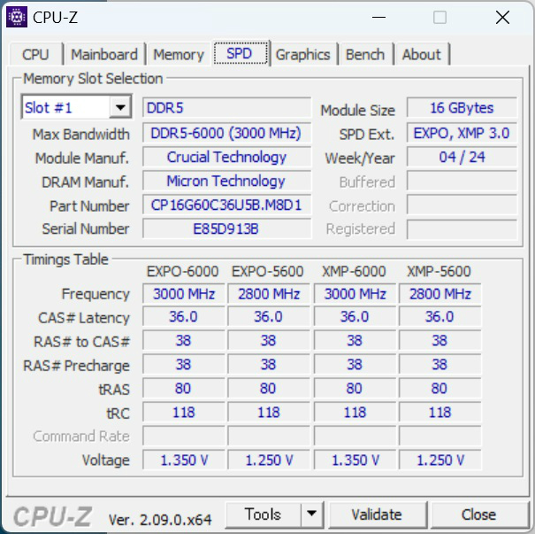 crucial_ddr5_pro oc_101