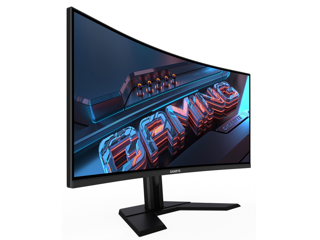 GIGABYTE、180Hz駆動の曲面パネルを採用した34型UWQHDゲーミング液晶「G34WQCP」