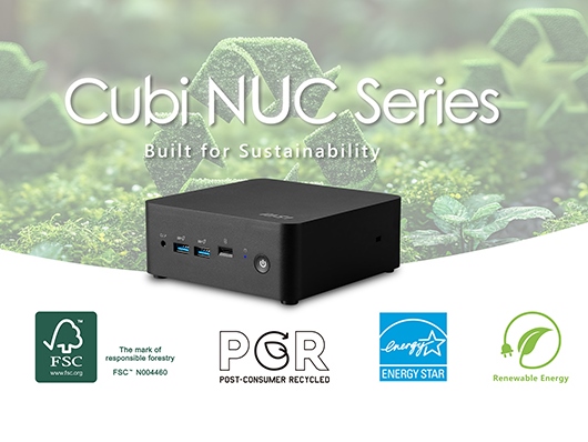 4Kの4画面同時出力に対応する小型デスクトップPC、MSI「Cubi NUC 1M」