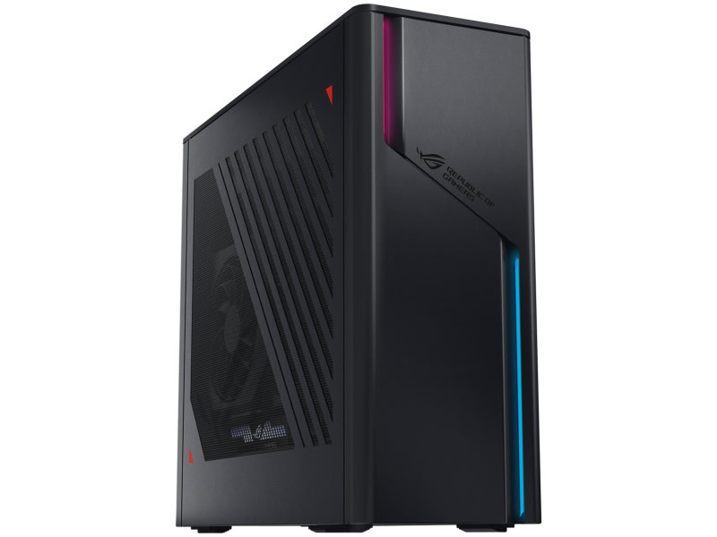 水冷クーラー標準の10L小型デスクトップPC、ASUS「ROG G22CH」発売