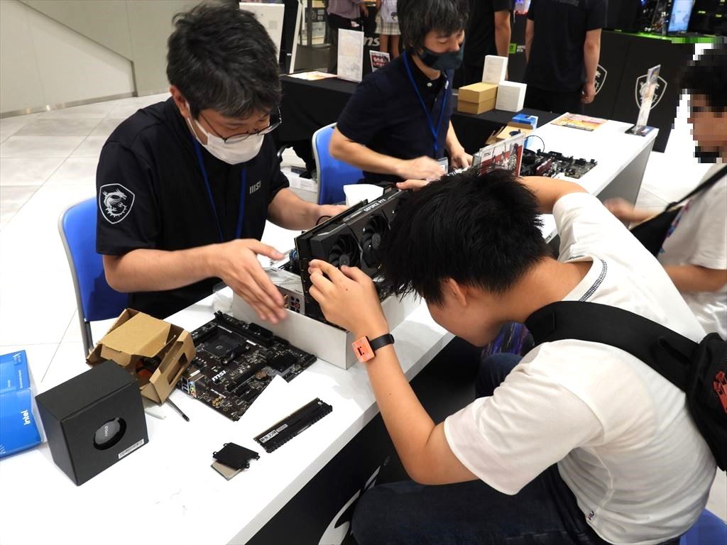 光る水冷ユニットや大型グラフィクスカードにビックリ！の「MSI 自作PC体験祭り」レポート