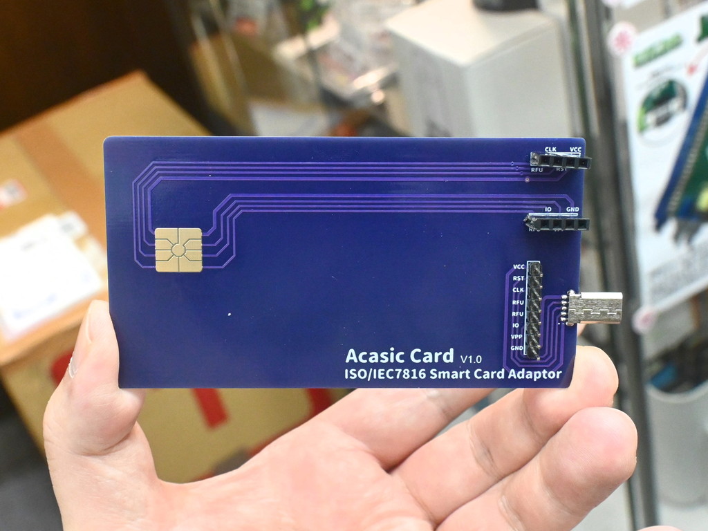 “分かる人には分かる”、ACASチップをICカード化できる「Acasicカード」が登場