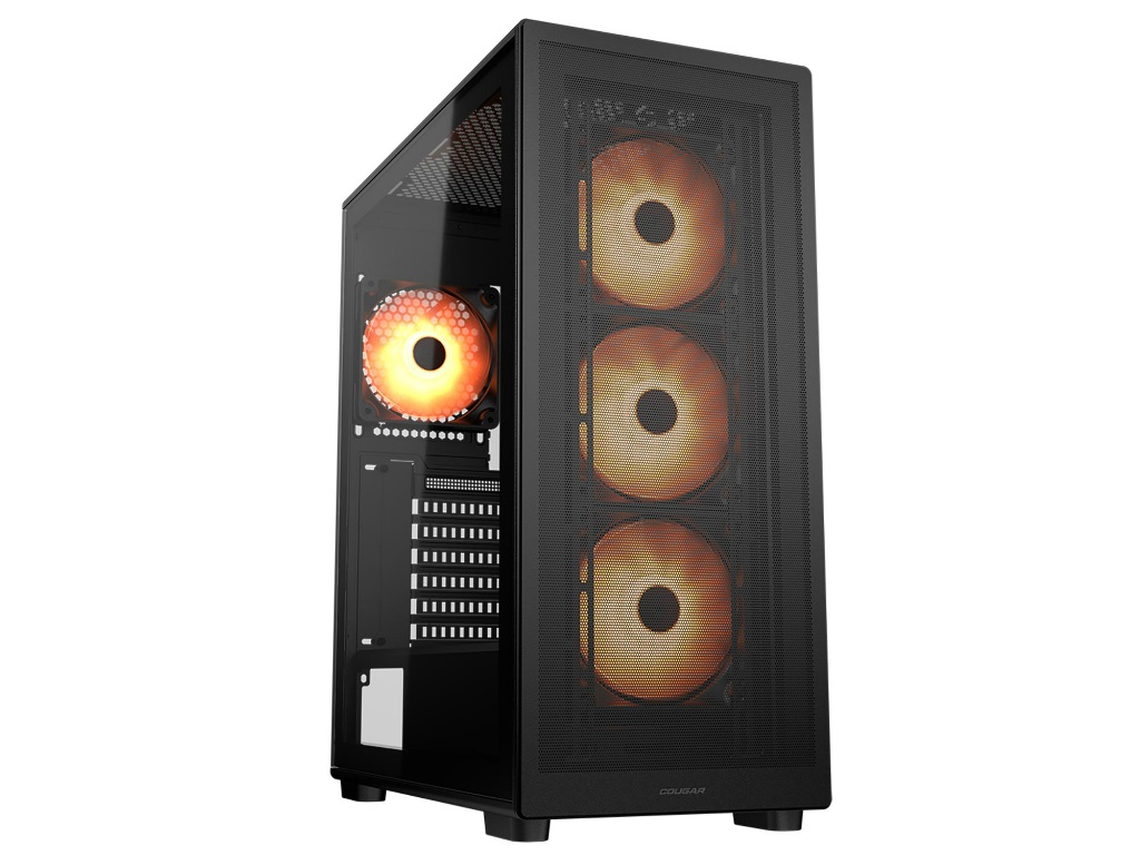 磁気固定式メッシュパネルとARGBファン×4搭載のミドルタワー、COUGAR「MX220 RGB」発売