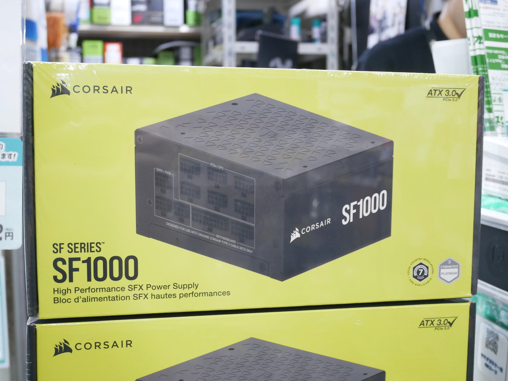 PLATINUM認証のATX 3.1対応SFX電源「SF PLATINUM ATX 3.1」発売。容量は最大1000W