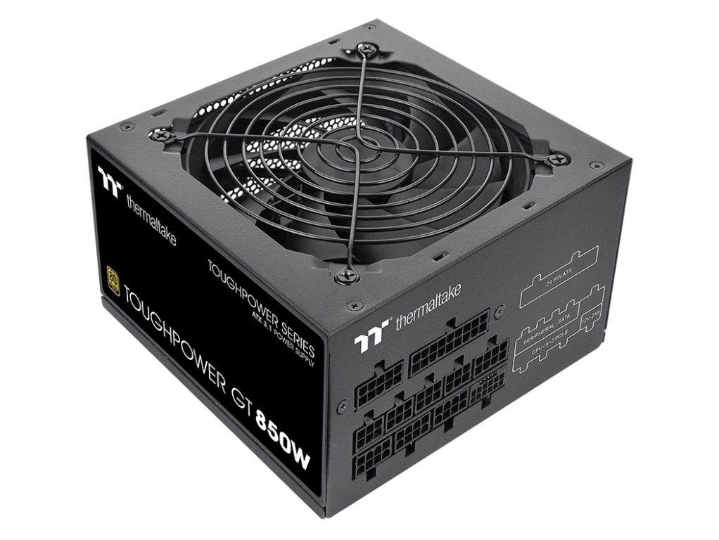 12V-2x6コネクタ対応のフルモジュラーGOLD電源、Thermaltake「TOUGHPOWER GT」シリーズ