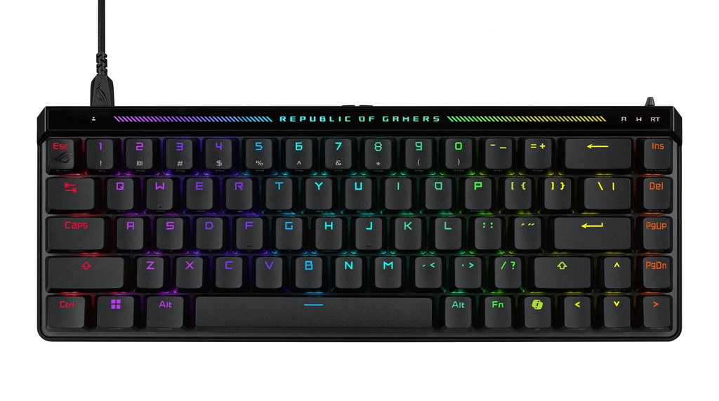 (今日のお買い得) ASUS ROG、ホール効果磁気スイッチ搭載65％ゲーミングキーボードが28％オフ