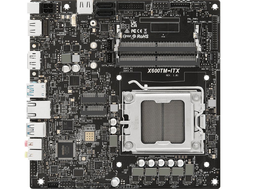 世界初のSocket AM5対応Thin Mini-ITXマザーボード、ASRock「X600TM-ITX」