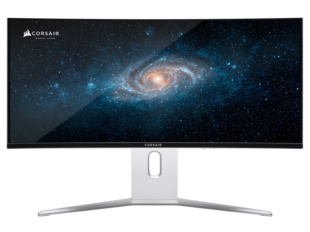 Samsung製QD-OLED採用の34型湾曲ゲーミングディスプレイ、CORSAIR「XENEON 34WQHD240-C QD-OLED」