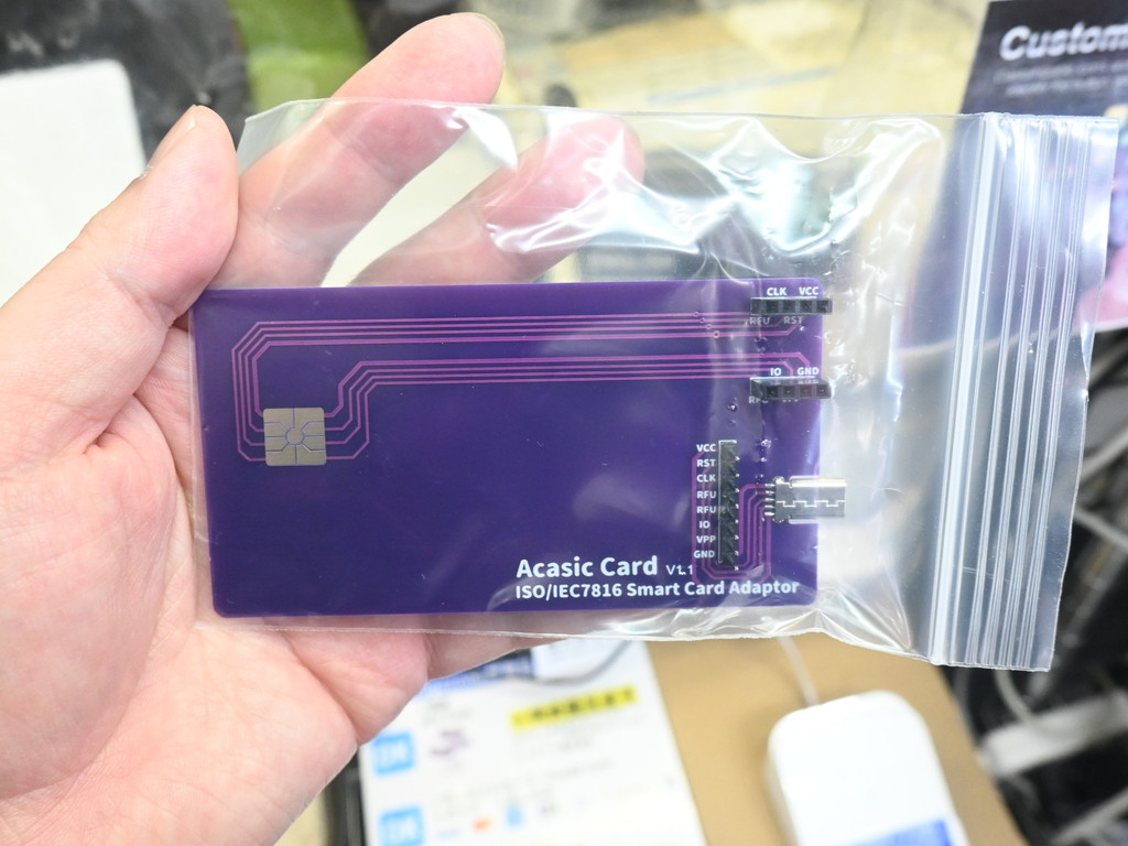 ACASチップをICカード化する「Acasicカード」にマイナーチェンジ版。変わらぬ人気で即完売