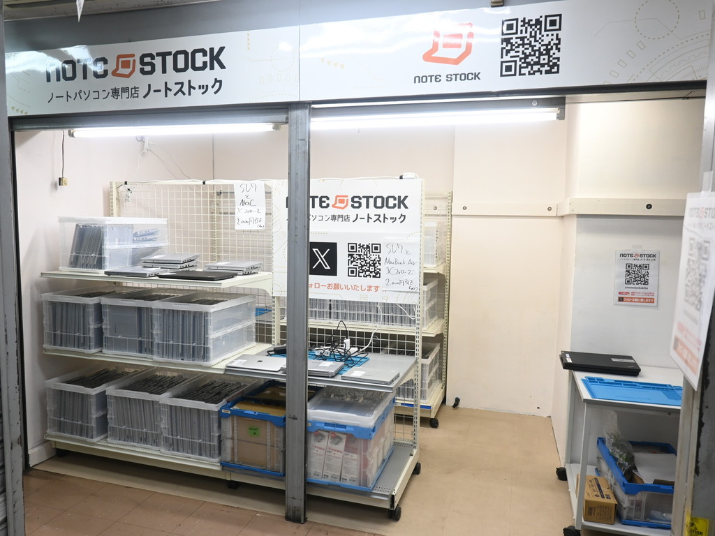 中古ノート専門店の「ノートストック」がラジオデパート2階にオープン。AKIBAJUNKSの姉妹店