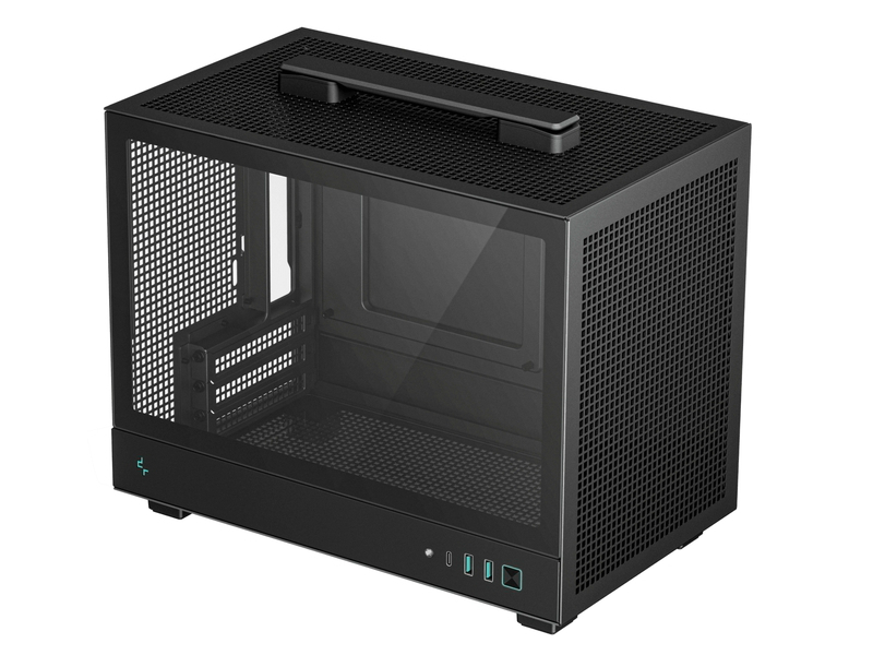 キャリーハンドル付き高エアフローMini-ITXケース、DeepCool「CH160」シリーズ