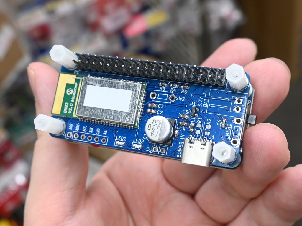(アキバ取材班) Raspberry Pi ZeroジャストサイズのDAC用Bluetooth化基板「RPiZeroBM83」