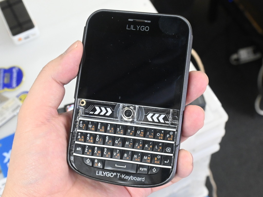 (アキバ取材班) 長距離無線通信のLoRaに対応したBlackBerry風の通信端末「T-Deck Plus」が近く店頭販売