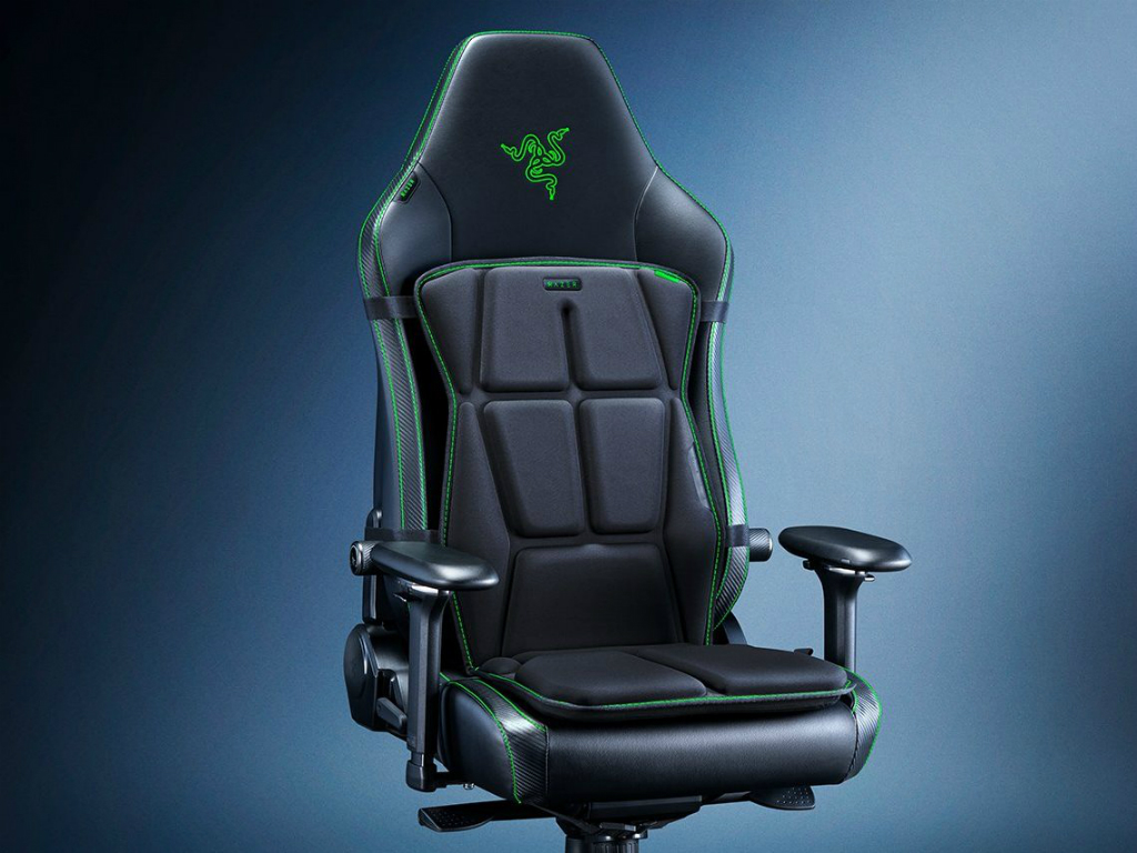 ゲームサウンドに合わせて振動するハプティクス対応クッション「Razer Freyja」