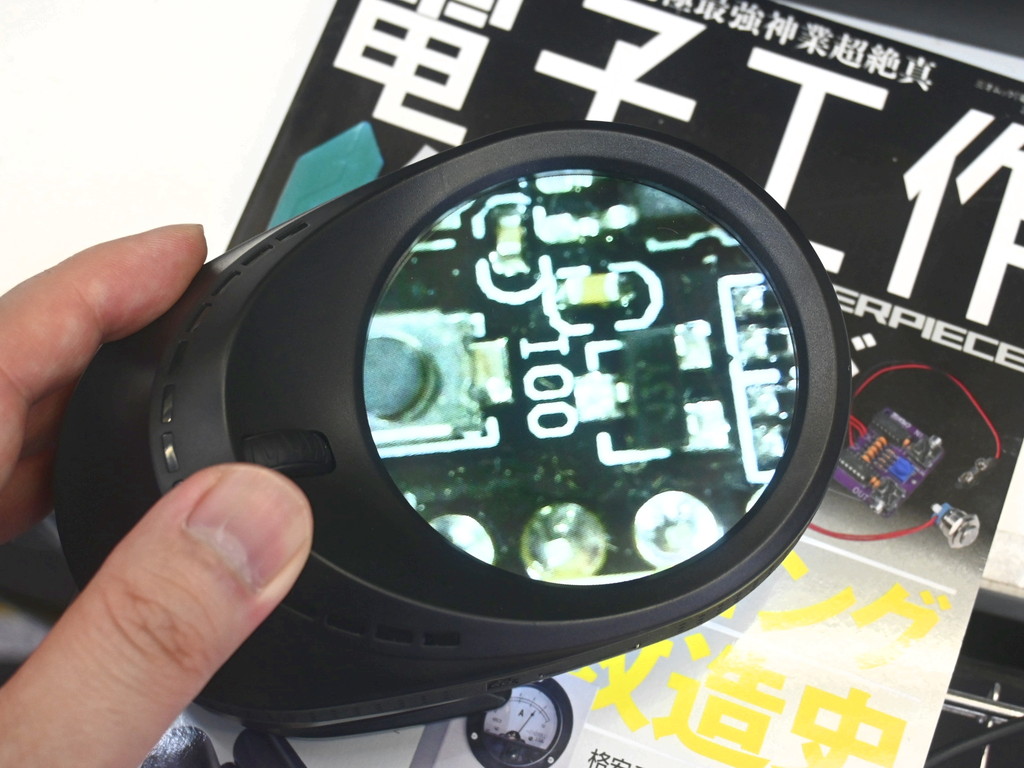 (アキバ取材班) 極小印字も100倍に拡大、画像としてPCに取り込める「高機能版40-100倍電子ルーペ」が販売中