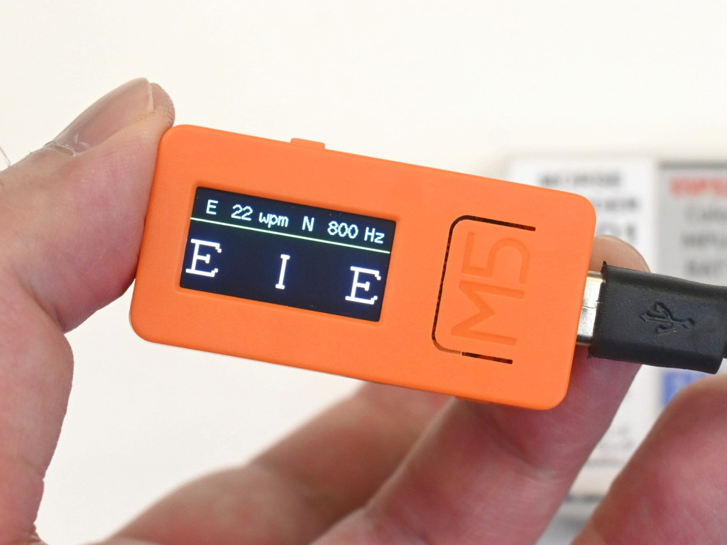 (アキバ取材班) モールス信号を解読して画面に表示する解読器「MORSE DECODER CW-D1」が販売中