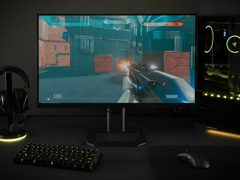 240Hz/1msのミニLED採用27型WQHDゲーミング液晶、GRAPHT「GR2724ML-BK」