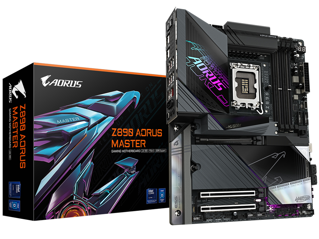 GIGABYTE、Core Ultra 200S対応のZ890チップ搭載マザーボード計9モデルを発表