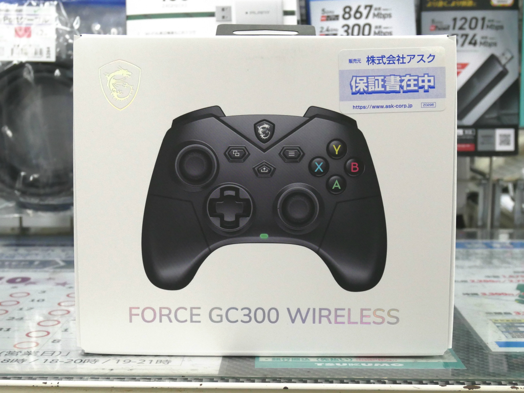 (アキバ新着入荷) 3種類の接続に対応する背面ボタン付きゲームコントローラ、MSI「FORCE GC300 WIRELESS」発売