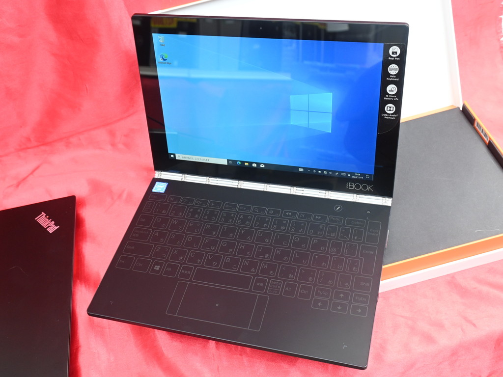 (お買い得中古品情報) 2-in-1ノート「Yoga Book」の箱・付属品付き中古品が税込10,000円で販売中