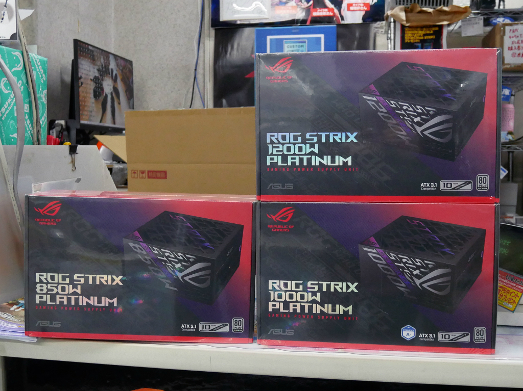 (アキバ入荷情報) GPU-FIRST機能を備えたフルモジュラー電源、ASUS「ROG STRIX Platinum」シリーズ