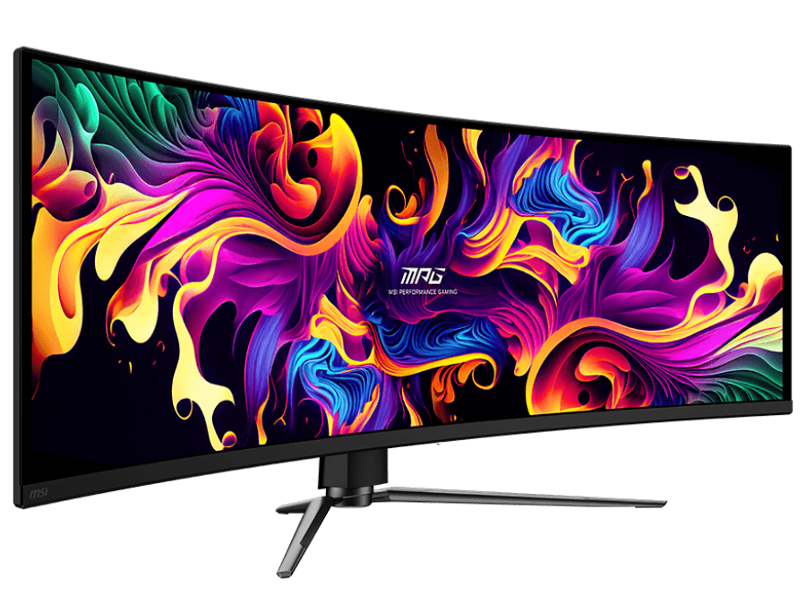 MSI、32:9の49型DQHD有機ELゲーミングディスプレイ「MPG 491CQPX QD-OLED」発売