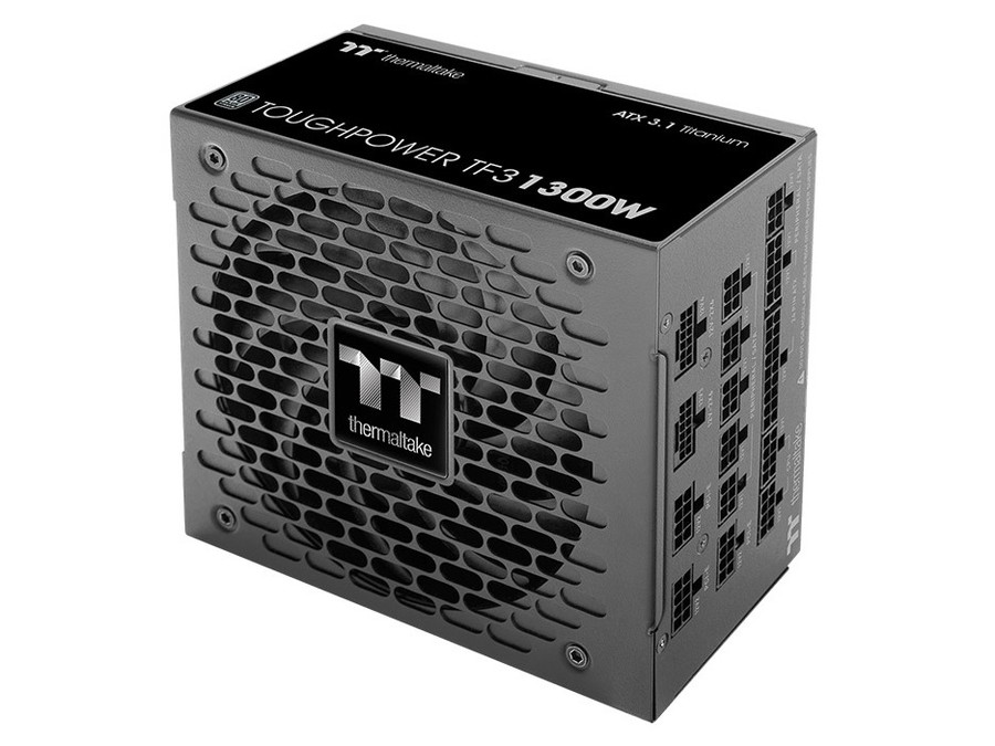 Thermaltake、デュアル12V-2x6コネクタ搭載のTITANIUM電源「Toughpower TF3 1300W」