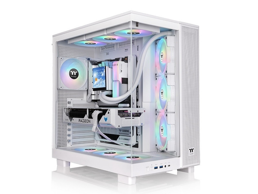 Thermaltake、背面コネクタマザーに対応するピラーレスケース「View 380 XL TG ARGB」