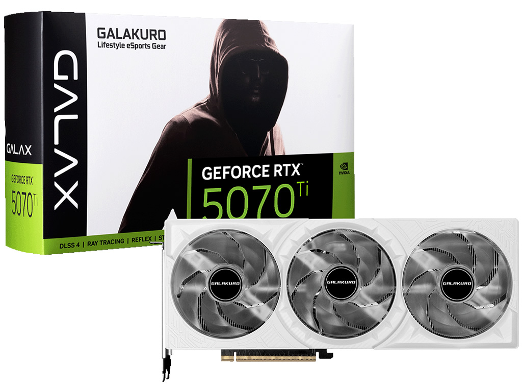 玄人志向、ホワイト色のGeForce RTX 5070 Ti「GK-RTX5070Ti-E16GB/WHITE/TP」発売
