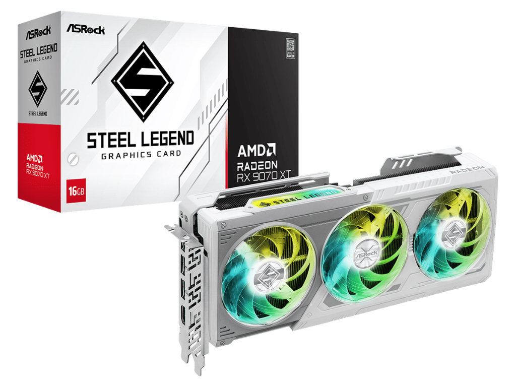 (今日のお買い得) ASRock「Steel Legend」のRadeon RX 9070 XTが27％オフで販売中