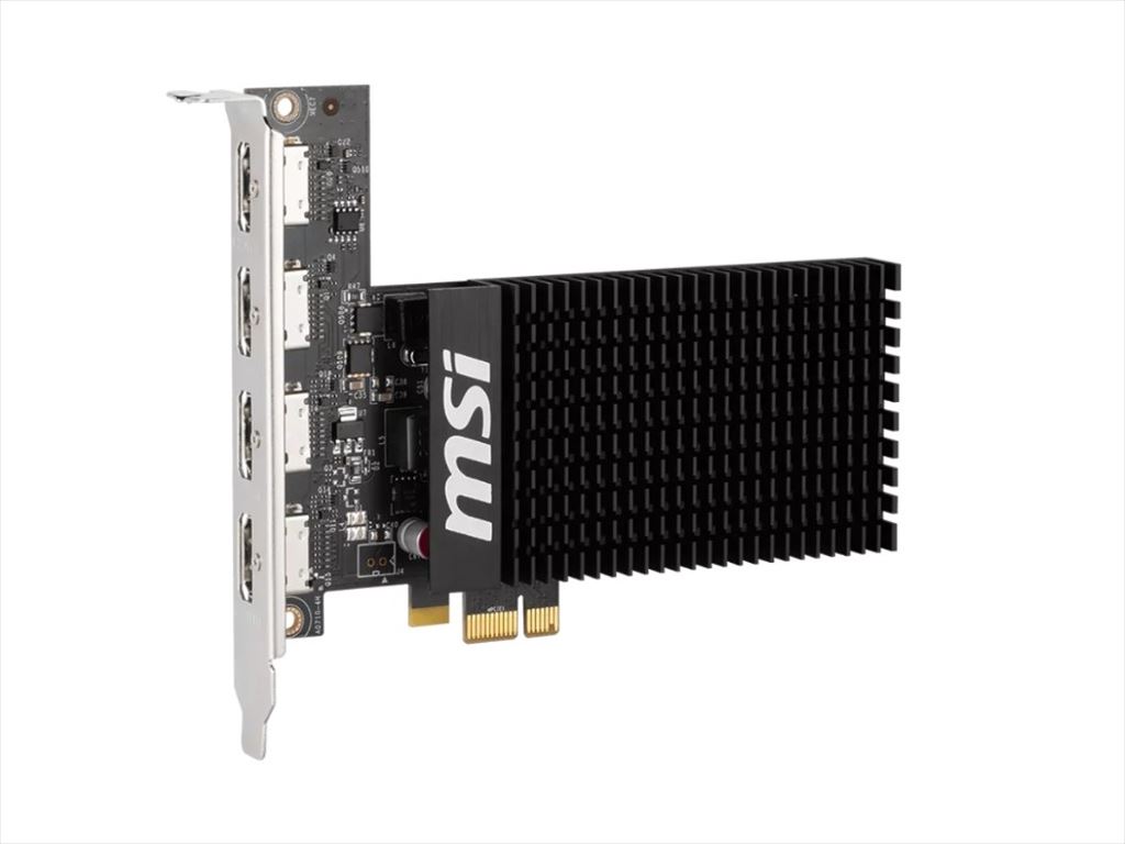 (今日のお買い得) 4画面出力対応の1スロ・ファンレスVGA、MSI「GT 710 2GD3H 4HDMI」が29％オフ