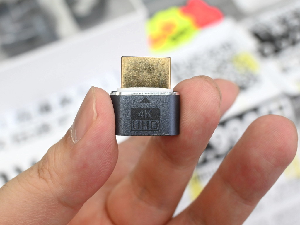 (アキバ取材班) HDMIポートに接続、4Kディスプレイ信号を偽装する「EDIDダミープラグ」が450円で販売中