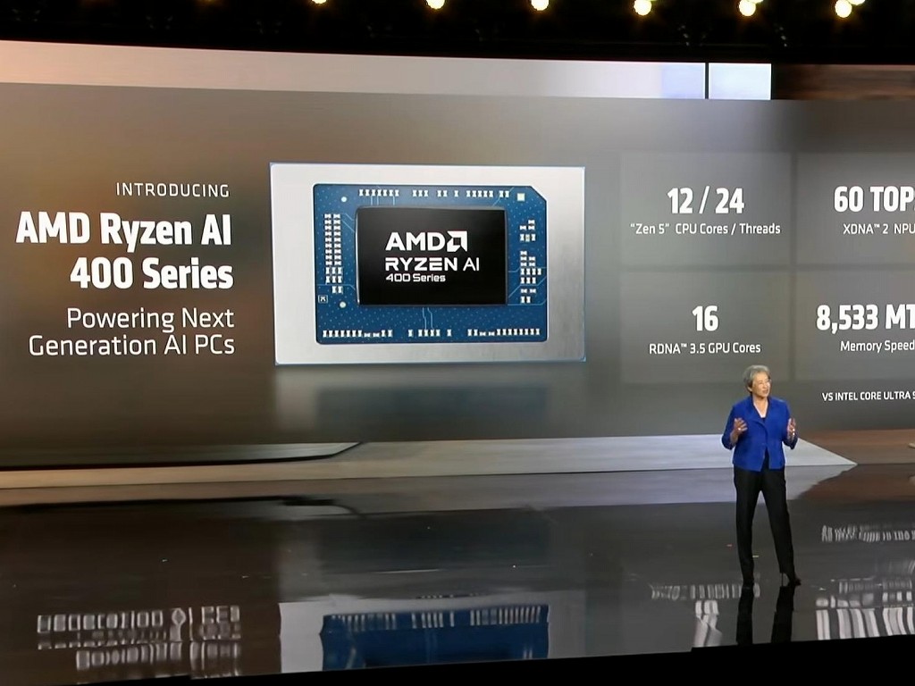 AMD、Core Ultra 9超えの最新APU「Ryzen AI 400」や「Ryzen 7 9850X3D」などをCESで発表