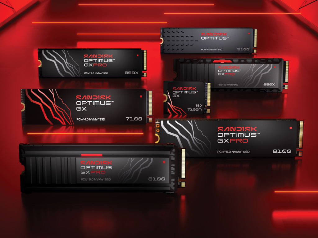 Sandisk、WD_BLACKおよびWD Blueを新ブランド「SANDISK Optimus」に刷新