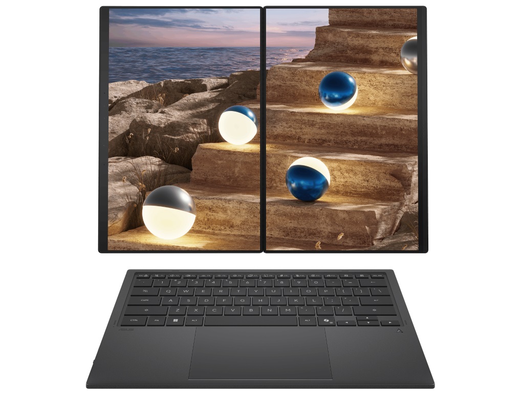 ASUS、5モードの切り替えができる2画面ノートPCや軽量16型ノートPCなどCESで発表