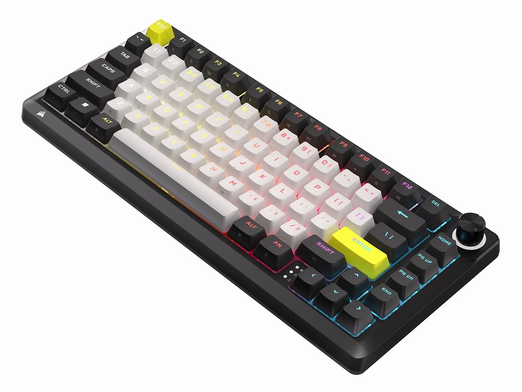 CORSAIR、磁気キーボードの新型「MAKR PRO 75」や軽量マウスのカーボン＆マグネシウム版