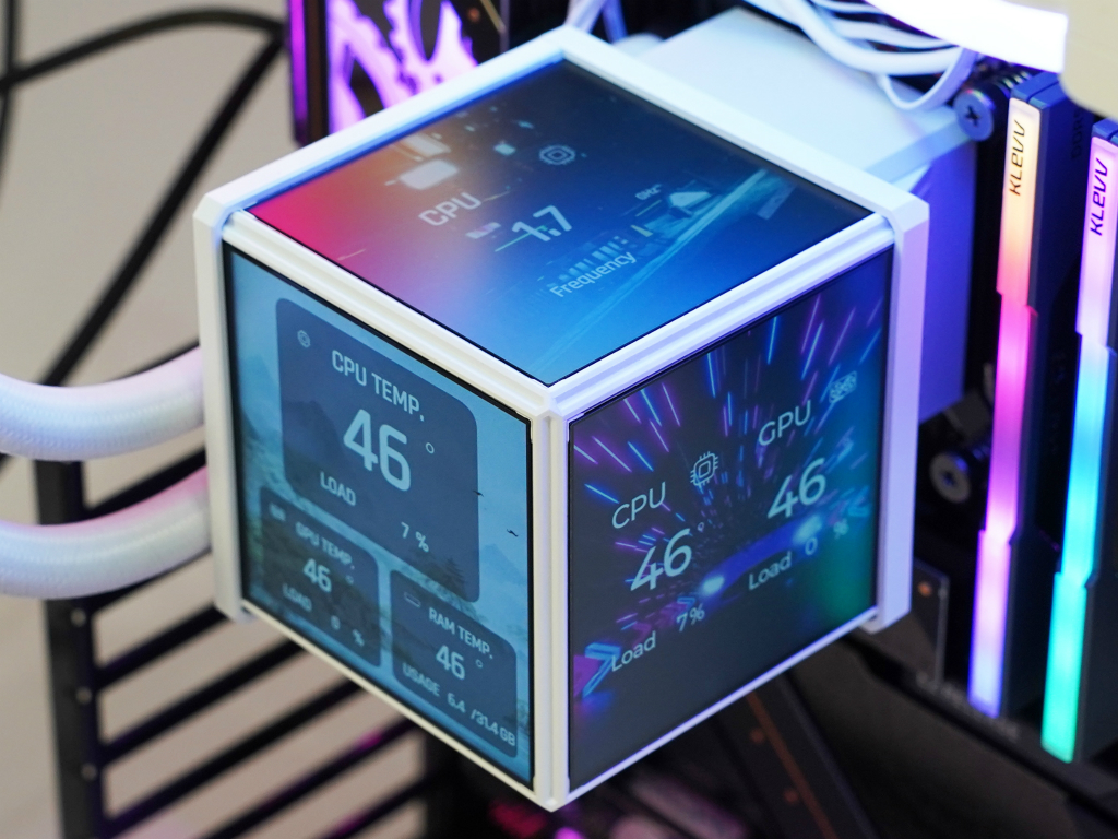 4面ディスプレイで魅せるAIO水冷の実力。Thermaltake「MINECUBE 360 Ultra ARGB Sync」検証