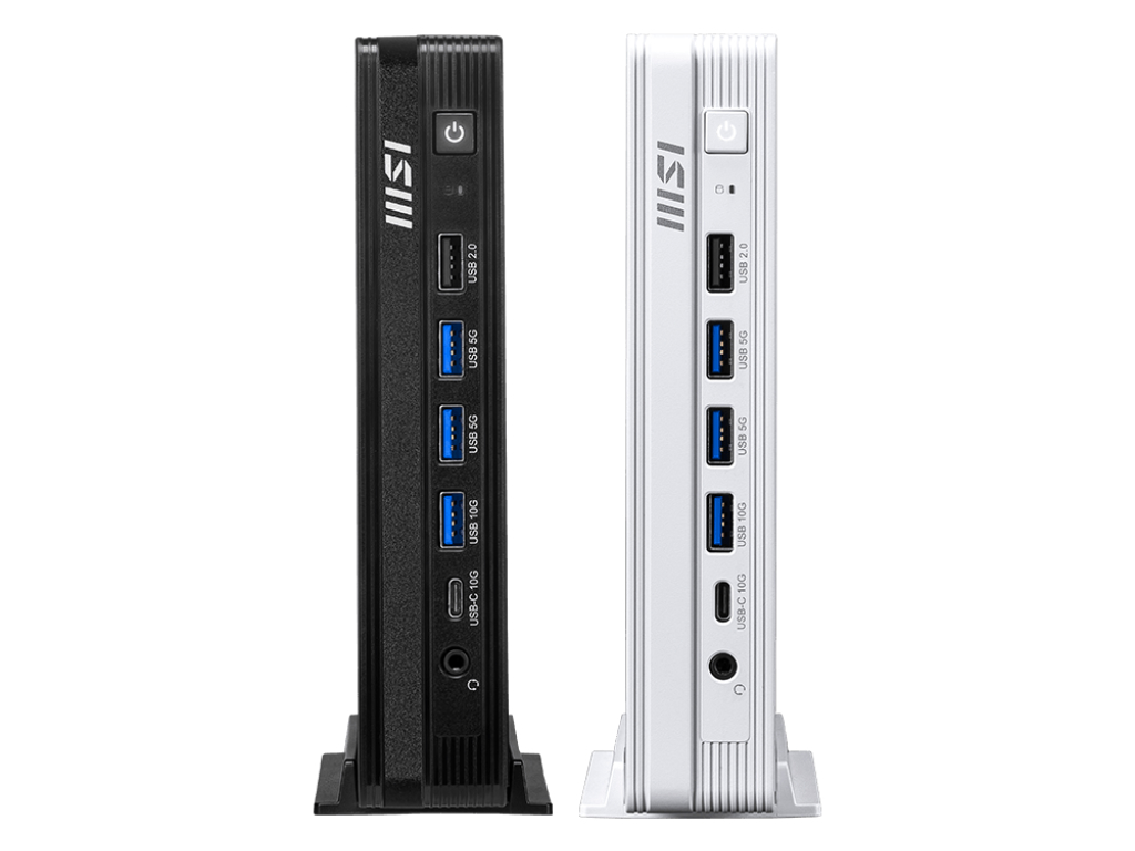 厚さ約34mm、容量1.1リットルのスリムデスクトップPC、MSI「PRO DP10 A14MG」
