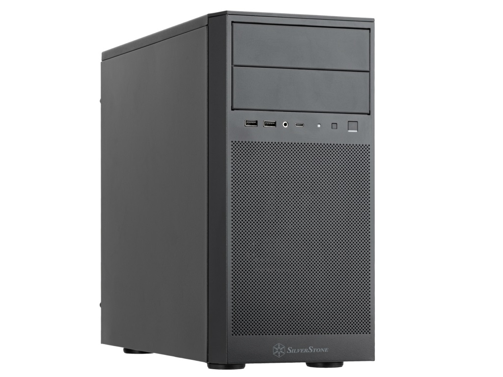 5.25インチベイを2段搭載する高拡張ミニタワーPCケース、SilverStone「FARA 314」