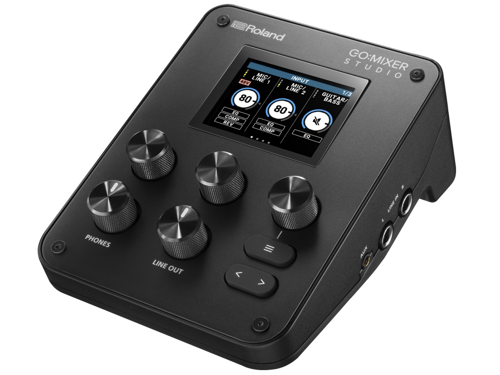 24bit/192kHz対応のPC/iOS向けポータブルオーディオ、ローランド「GO:MIXER STUDIO」