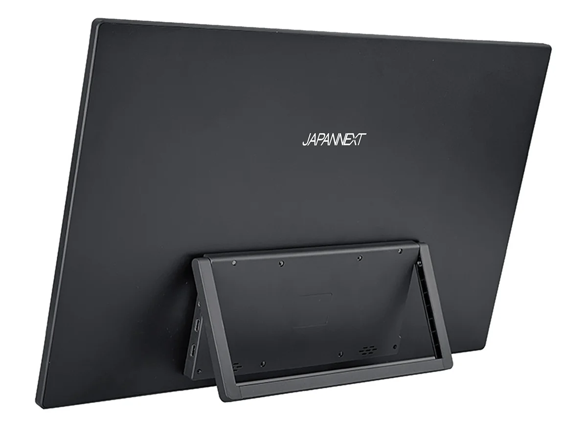 自立式キックスタンドを搭載した18.5型モバイルディスプレイがJAPANNEXTから