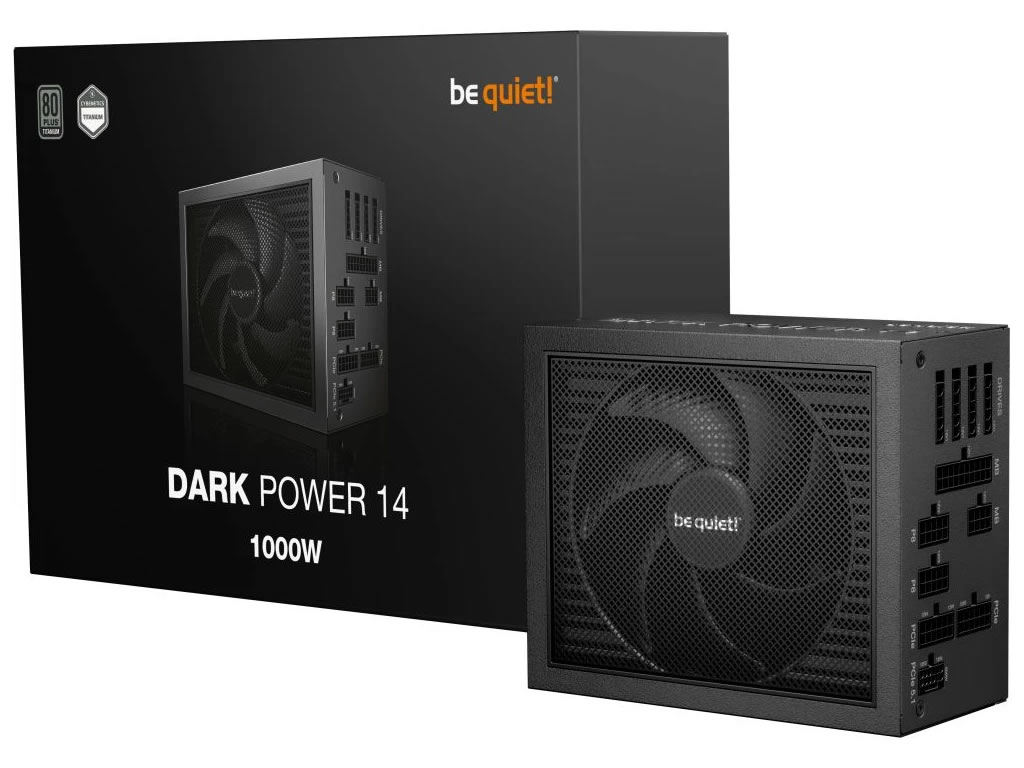 be quiet!、ATX 3.1準拠のTitanium認証フラッグシップ電源「DARK POWER 14」発売
