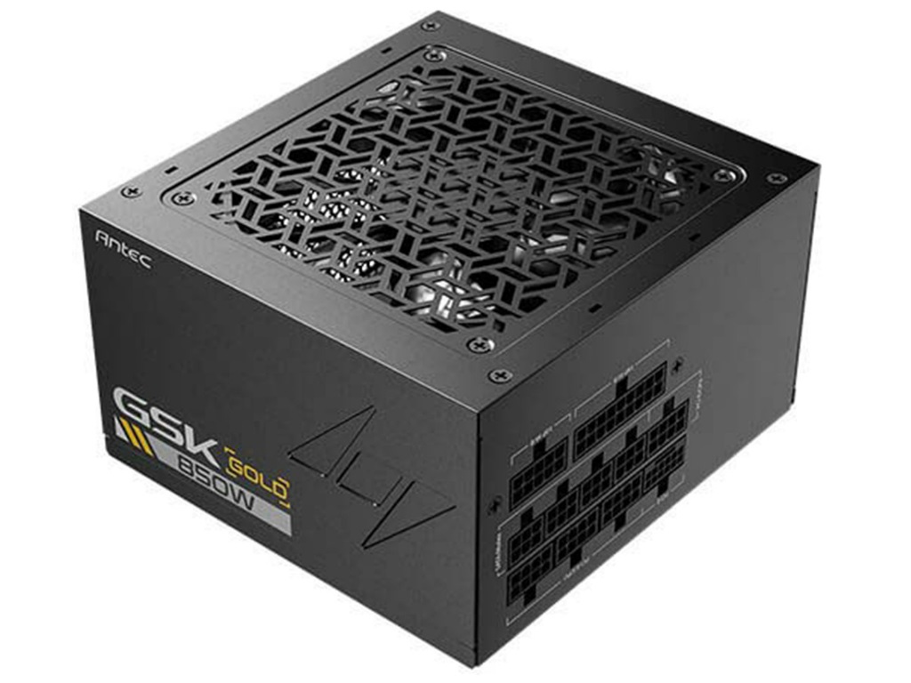 静音120mmファン搭載のフルモジュラーGOLD電源、Antec「GSK V2 ATX3.1」シリーズ