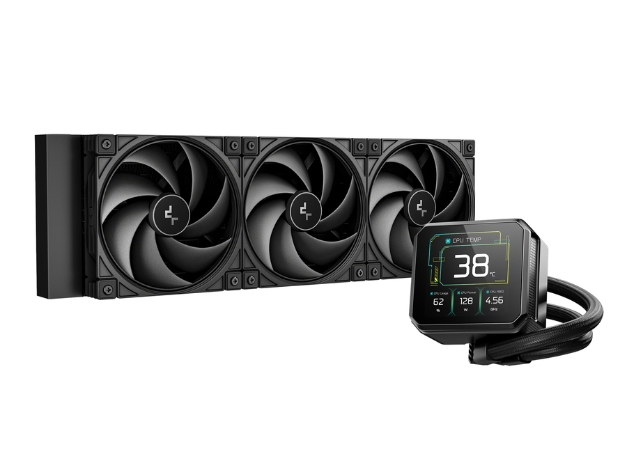 最新第6世代ポンプと3.4インチLCDを搭載したAIO水冷、DeepCool「SPARTACUS 360」
