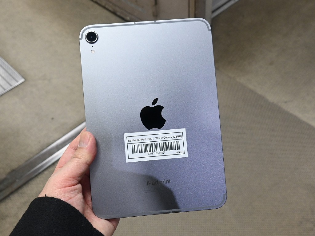 (お買い得中古品情報) 新品同様な最新機種の「iPad mini (A17 Pro)」が税込77,800円で数量限定セール中