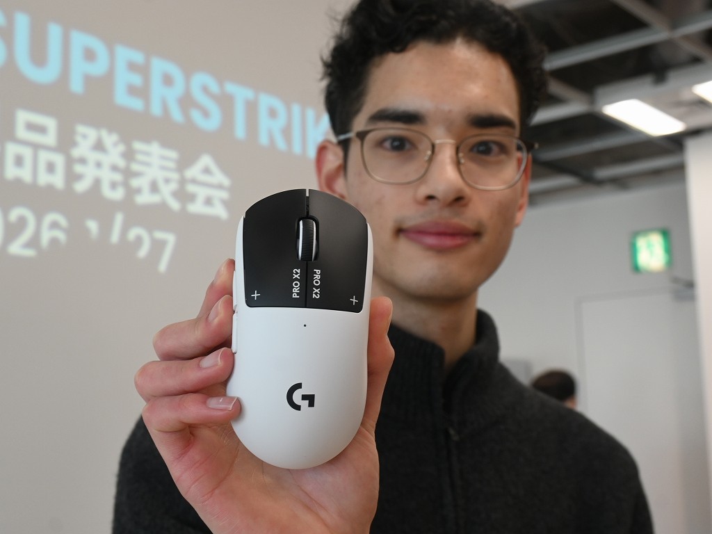 (メディア向け内覧会) ラピトリ対応でカスタム自在、クリックを極めたゲーミングマウス「PRO X2 SUPERSTRIKE」
