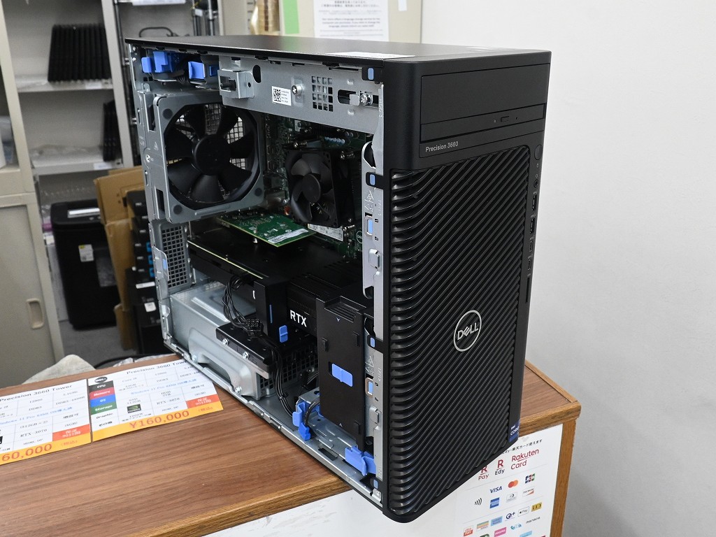 (お買い得中古品情報) 第12世代i9＆メモリ32GB＆RTX 3070搭載、10G LAN×2も備えたデスクPCが16万円