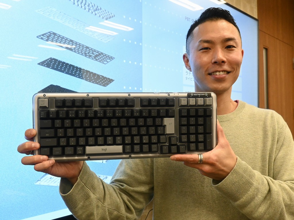 (メディア向け内覧会) 超重厚ガスケットマウント構造のキーボード「Alto Keys K98M」がロジクールから登場